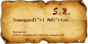 Somogyvári Márton névjegykártya